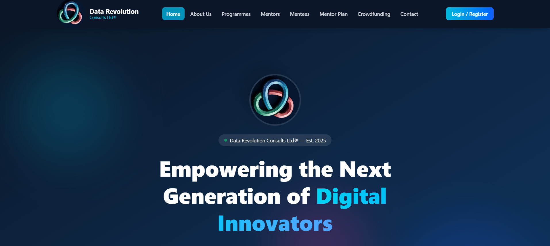Data Revolution Consults Website
